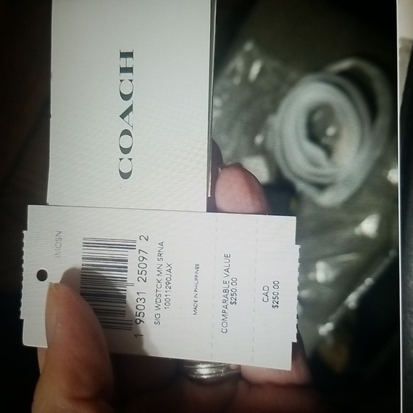 COACH PEANUTS COLLECTION WOODSTOCK MINI SERENA CROSSBODY SIGNATURE CANVAS - Picture 12 of 17